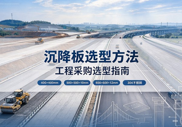桐城沉降板选择方法